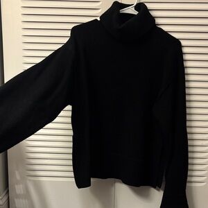Black Zara Sweater Turtleneck